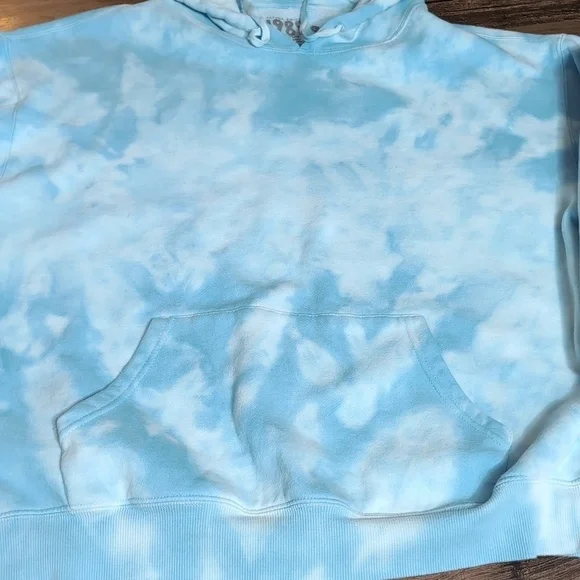 Taylor Swift 1989 (Taylor's Version) Blue Tie Dye Hoodie Sweatshirt No Patch Lrg - Picture 3 of 10